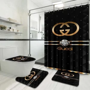 Gucci Bathroom Set Home Decor Luxury Fashion Brand Bath Mat Hypebeast