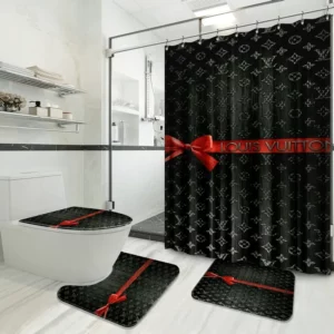 Louis Vuitton Bathroom Set Hypebeast Bath Mat Luxury Fashion Brand Home Decor