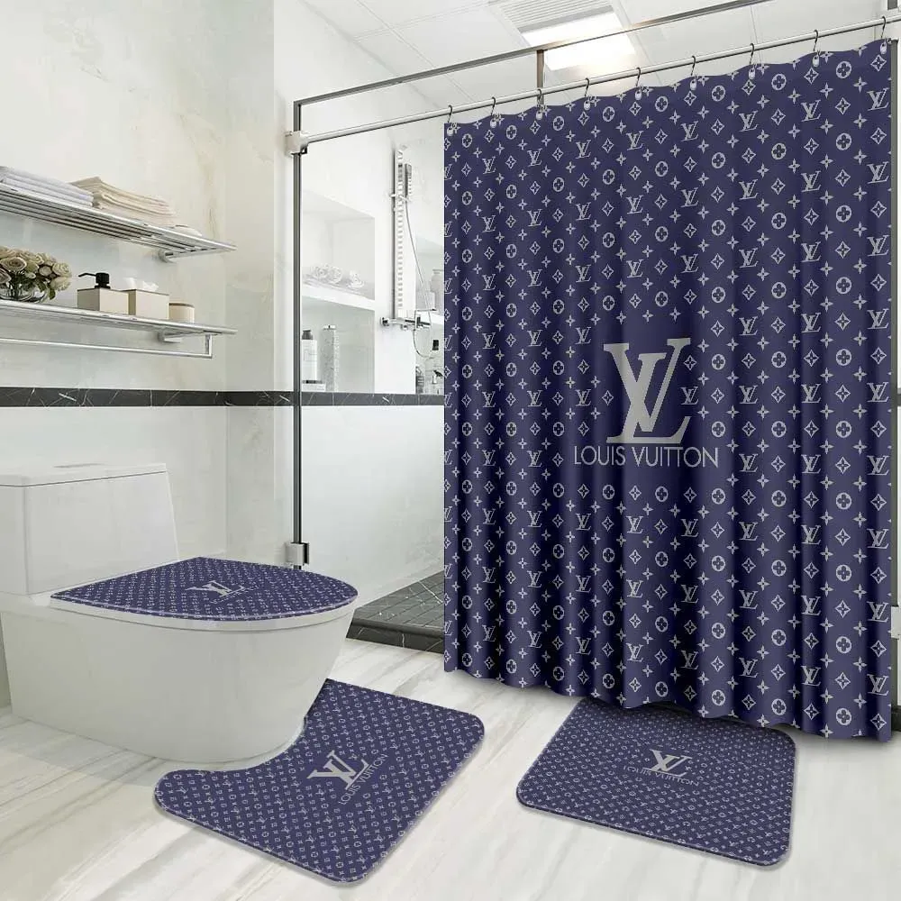 Louis Vuitton Bathroom Set Hypebeast Home Decor Luxury Fashion Brand Bath Mat