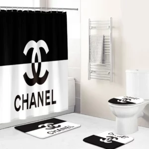 Chanel Bathroom Set Home Decor Hypebeast Bath Mat Luxury Fashion Brand