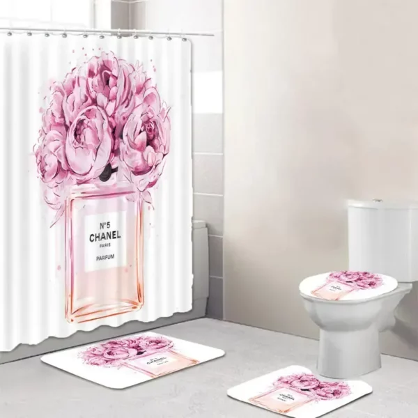 Chanel Bathroom Set Luxury Fashion Brand Bath Mat Hypebeast Home Decor