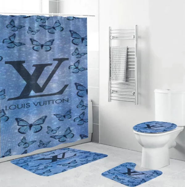 Louis Vuitton Bathroom Set Hypebeast Home Decor Bath Mat Luxury Fashion Brand