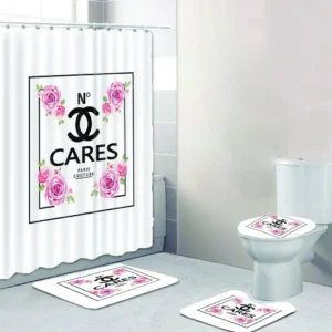 Chanel Cares Flowers Bathroom Set Hypebeast Bath Mat Luxury Fashion Brand Home Decor