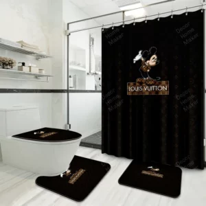 Louis Vuitton Lv Louis Vuitton Bathroom Set Hypebeast Home Decor Luxury Fashion Brand Bath Mat