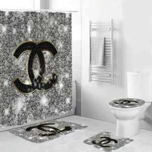 Chanel Bathroom Set Home Decor Bath Mat Luxury Fashion Brand Hypebeast