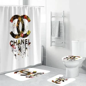 Chanel Bathroom Set Bath Mat Luxury Fashion Brand Hypebeast Home Decor