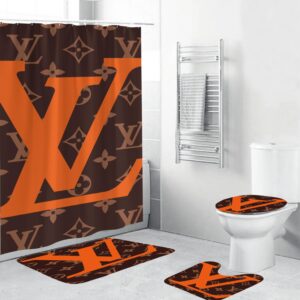 Louis Vuitton Lv Bathroom Set Bath Mat Hypebeast Home Decor Luxury Fashion Brand