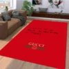 Gucci red Rectangle Rug Fashion Brand Area Carpet Home Decor Door Mat Luxury