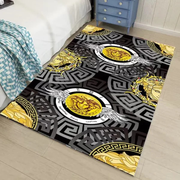 Gianni versace Rectangle Rug Home Decor Door Mat Luxury Fashion Brand Area Carpet