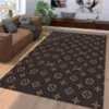 Louis vuitton supreme Rectangle Rug Luxury Fashion Brand Area Carpet Door Mat Home Decor