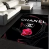 Chanel Rectangle Rug Fashion Brand Luxury Area Carpet Door Mat Home Decor