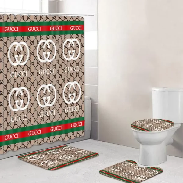 Gucci Bathroom Set Hypebeast Luxury Fashion Brand Home Decor Bath Mat