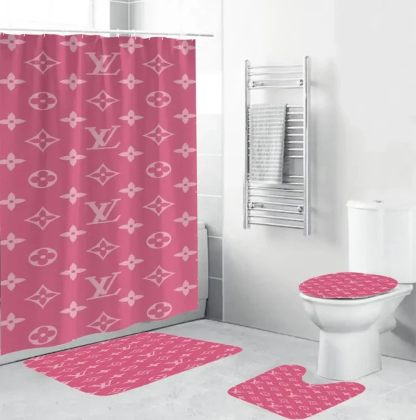 Louis Vuitton Bathroom Set Bath Mat Hypebeast Luxury Fashion Brand Home Decor