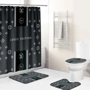 Louis Vuitton Bathroom Set Luxury Fashion Brand Home Decor Hypebeast Bath Mat