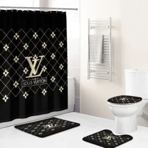 Louis Vuitton Bathroom Set Bath Mat Home Decor Hypebeast Luxury Fashion Brand