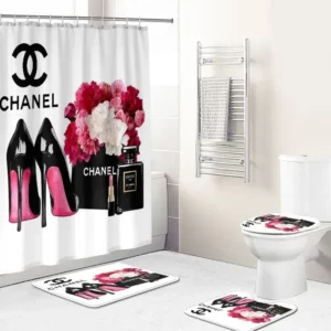 Chanel Bathroom Set Bath Mat Luxury Fashion Brand Hypebeast Home Decor