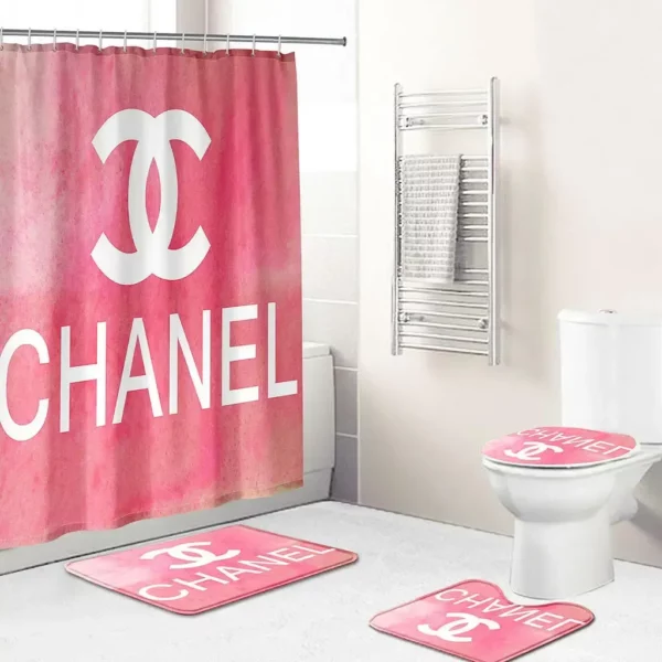 Chanel Bathroom Set Luxury Fashion Brand Bath Mat Home Decor Hypebeast