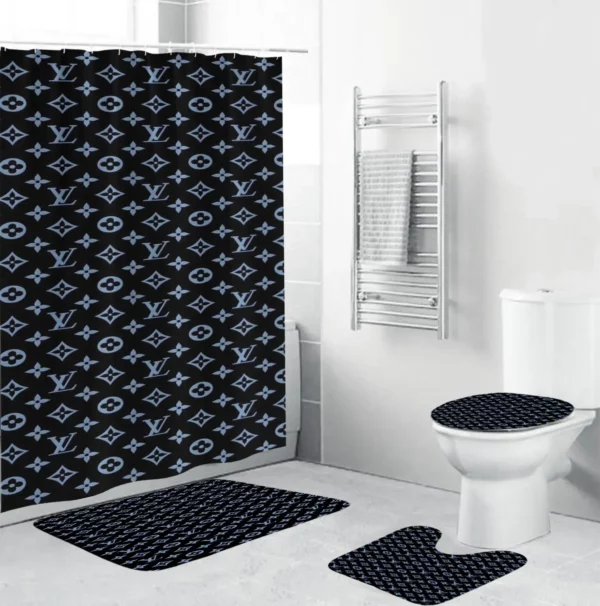 Louis Vuitton Bathroom Set Bath Mat Hypebeast Luxury Fashion Brand Home Decor