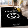 Gucci Black Marble Marmor Luxury Fashion Brand Rug Area Carpet Home Decor Door Mat