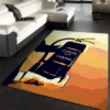 Coco Chanel Luxury Fashion Brand Rug Area Carpet Home Decor Door Mat