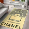 Chanel Perfume Luxury Fashion Brand Rug Door Mat Area Carpet Home Decor