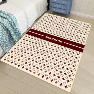 Louis Vuitton Lv Beige Luxury Fashion Brand Rug Door Mat Area Carpet Home Decor