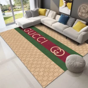 Gucci Stripe Mat Luxury Fashion Brand Rug Door Mat Home Decor Area Carpet