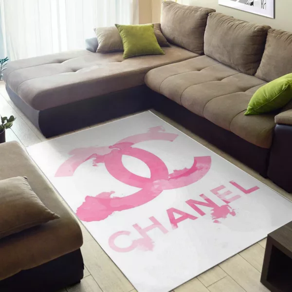 Chanel Pinky Luxury Fashion Brand Rug Door Mat Home Decor Area Carpet