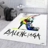 Balenciaga Luxury Fashion Brand Rug Home Decor Door Mat Area Carpet