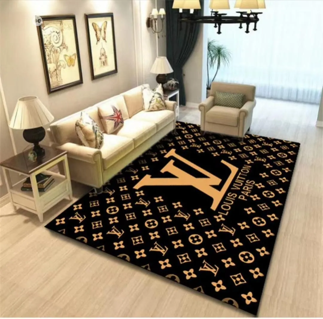 Louis Vuitton Paris Luxury Fashion Brand Rug Home Decor Door Mat Area Carpet