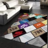 Sneaker Box Luxury Fashion Brand Rug Home Decor Area Carpet Door Mat