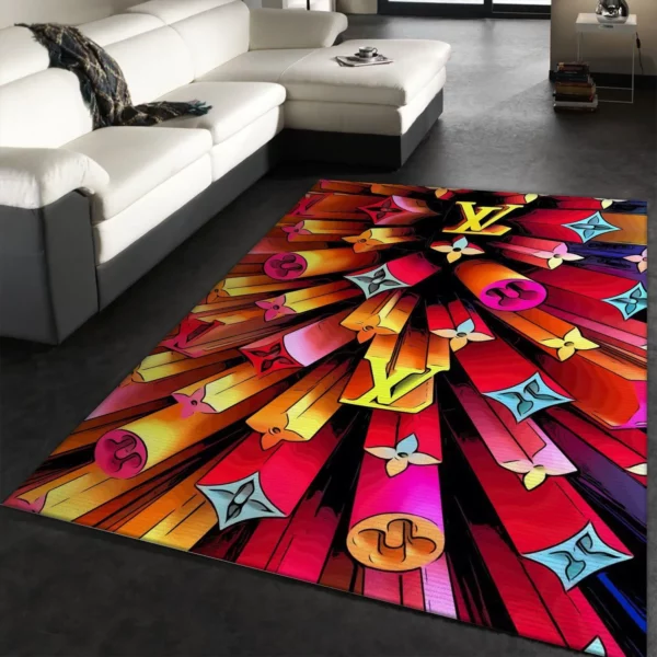 Louis Vuitton Luxury Fashion Brand Rug Home Decor Door Mat Area Carpet