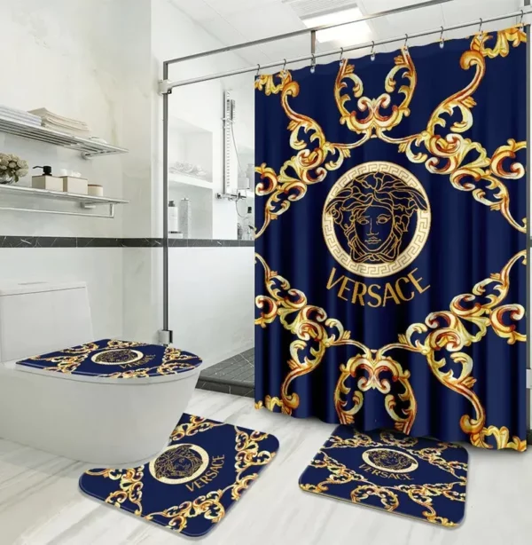 Versace Bathroom Set Home Decor Hypebeast Luxury Fashion Brand Bath Mat