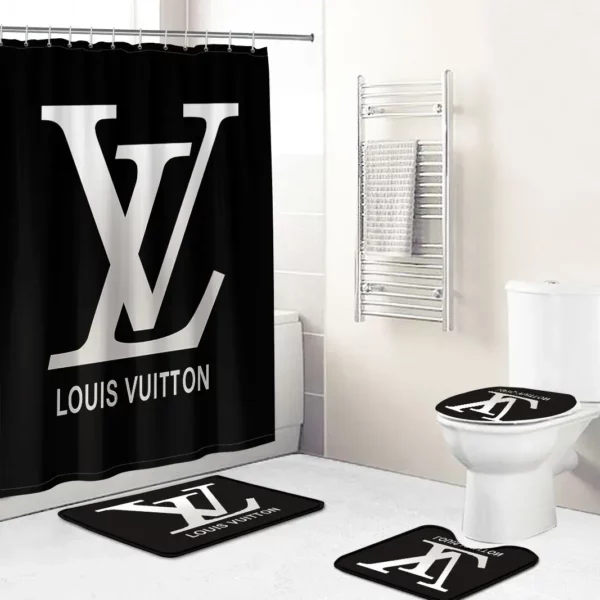 Louis Vuitton Bathroom Set Luxury Fashion Brand Hypebeast Home Decor Bath Mat