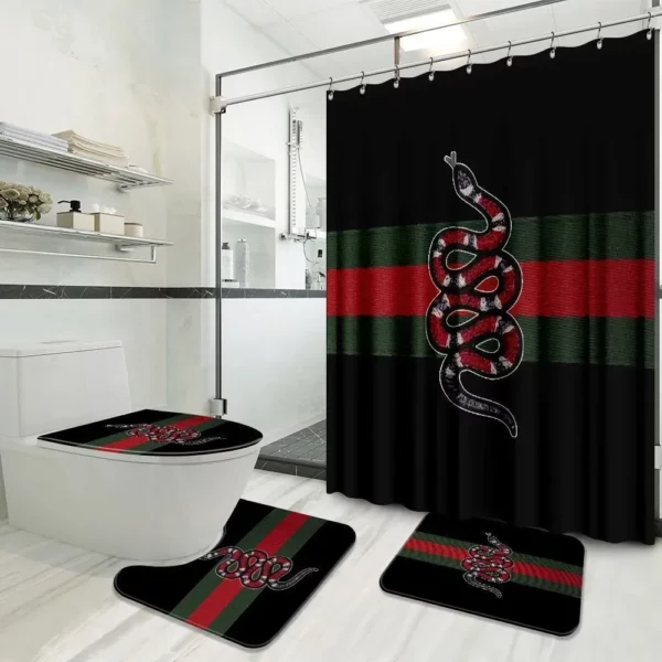 Gucci Bathroom Set Home Decor Luxury Fashion Brand Hypebeast Bath Mat