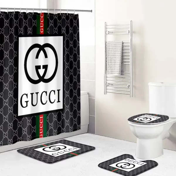 Gucci Bathroom Set Bath Mat Hypebeast Luxury Fashion Brand Home Decor