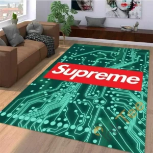 Supreme Rectangle Rug Fashion Brand Luxury Home Decor Door Mat Area Carpet