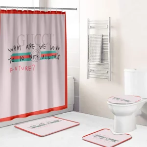 Gucci What Are We Going To Doall This Bathroom Set Home Decor Bath Mat Hypebeast Luxury Fashion Brand