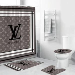 Louis Vuitton Bathroom Set Bath Mat Home Decor Hypebeast Luxury Fashion Brand