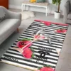 Chanel Lady Strawberry Rectangle Rug Home Decor Door Mat Area Carpet Fashion Brand Luxury