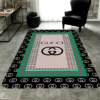 Gucci Rectangle Rug Fashion Brand Home Decor Area Carpet Luxury Door Mat