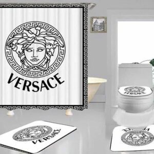 Gianni Versace White Bathroom Set Bath Mat Home Decor Luxury Fashion Brand Hypebeast