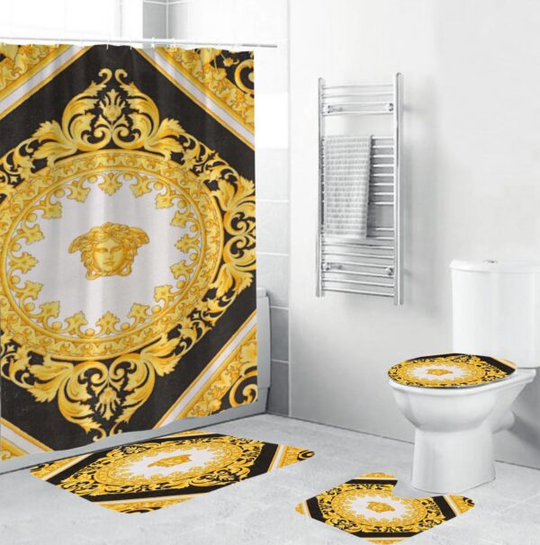 Gianni Versace Royal Bathroom Set Home Decor Luxury Fashion Brand Bath Mat Hypebeast